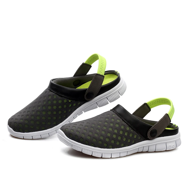 Мужские тапочки 2020 сабо летняя мужская обувь шлепанцы мужские садовые горки