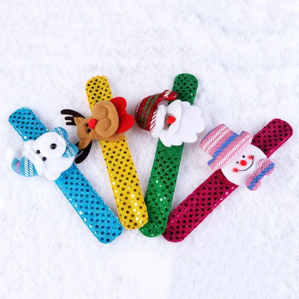 Рождественские круглые рождественские детские Подарочные Наручные часы Санта