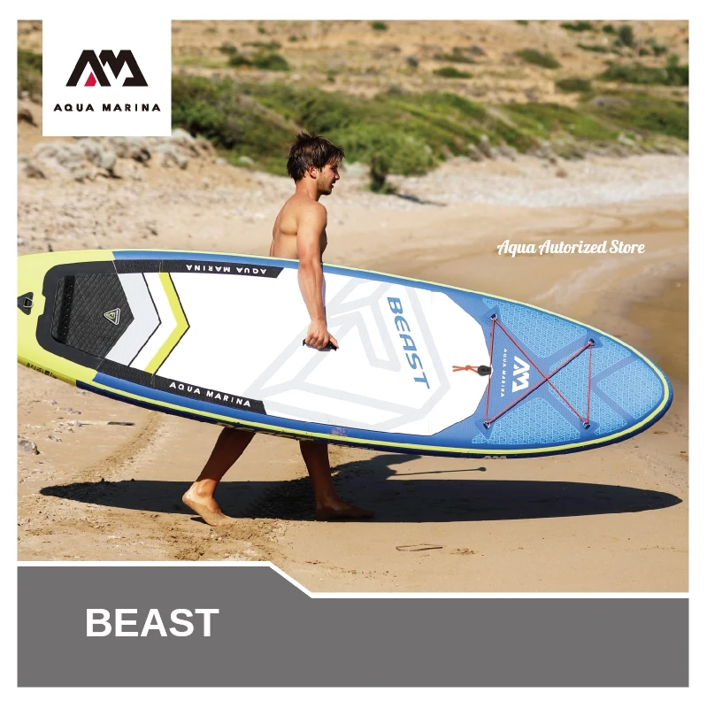 Аква-Марина чудовище стоячие весло доска sup серфинг надувная водный спорт 320x81x15