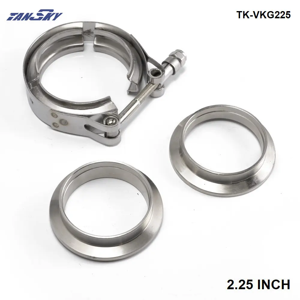 2 25 &quotВыхлопная нержавеющая универсальная v образная хомут и фланец комплект V Band