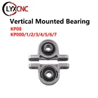 Вертикальный подшипник KP08 KP002 из цинкового сплава, винтовой опорный подшипник для ЧПУ, запчасти для 3D-принтера