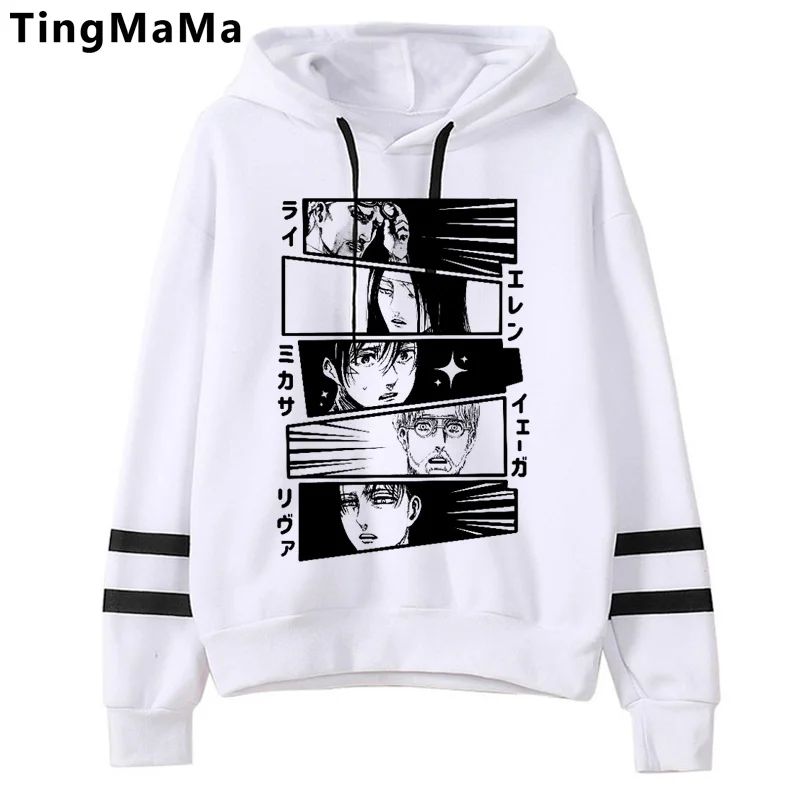 

Attack on Titan Shingeki No Kyojin Titans Attack hoodies male printed streetwear Korea plus size men hoody 2021
