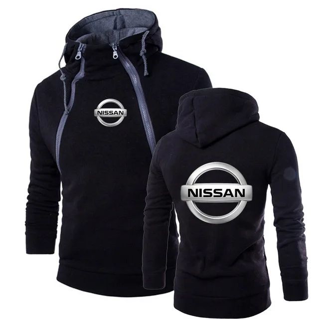 

2020 New NISSAN Harajuku Style Leisure Men Pullover Hoodies Brand Hooded Sweatshirt Classic Tracksuit Warm Slim Tops 3 Colors