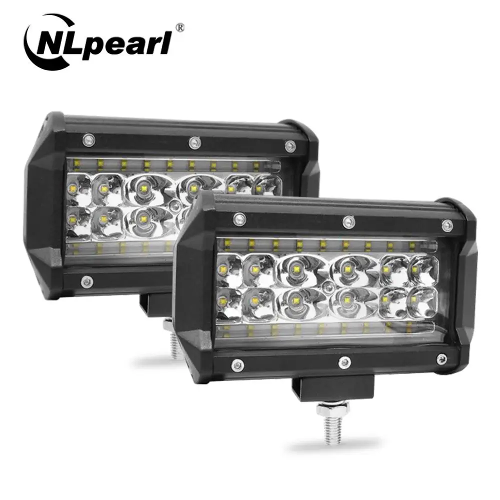 Nlpearl 5 дюймов Автомобильный светильник в сборе светодиодный противотуманный светильник для бездорожья 90 Вт точечный луч светодиодный рабочий светильник для грузовиков 4x4 тракторов ATV SUV