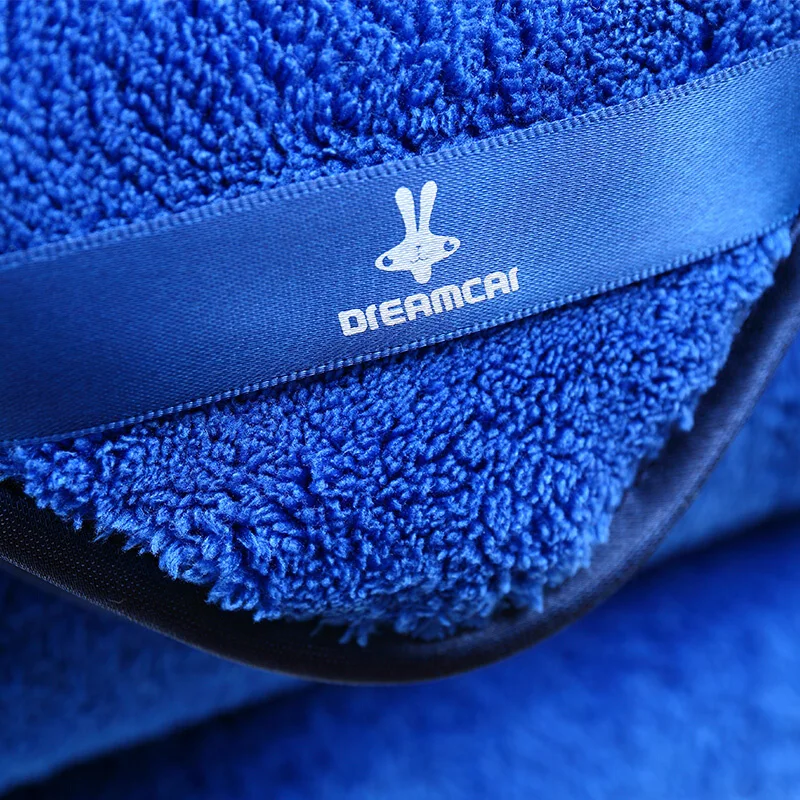 

1pc Microfiber Towel Car Care Polishing Wash Towels Plush Washing Drying Towel Thick Plush Polyester Fiber Car Cleaning Cloth