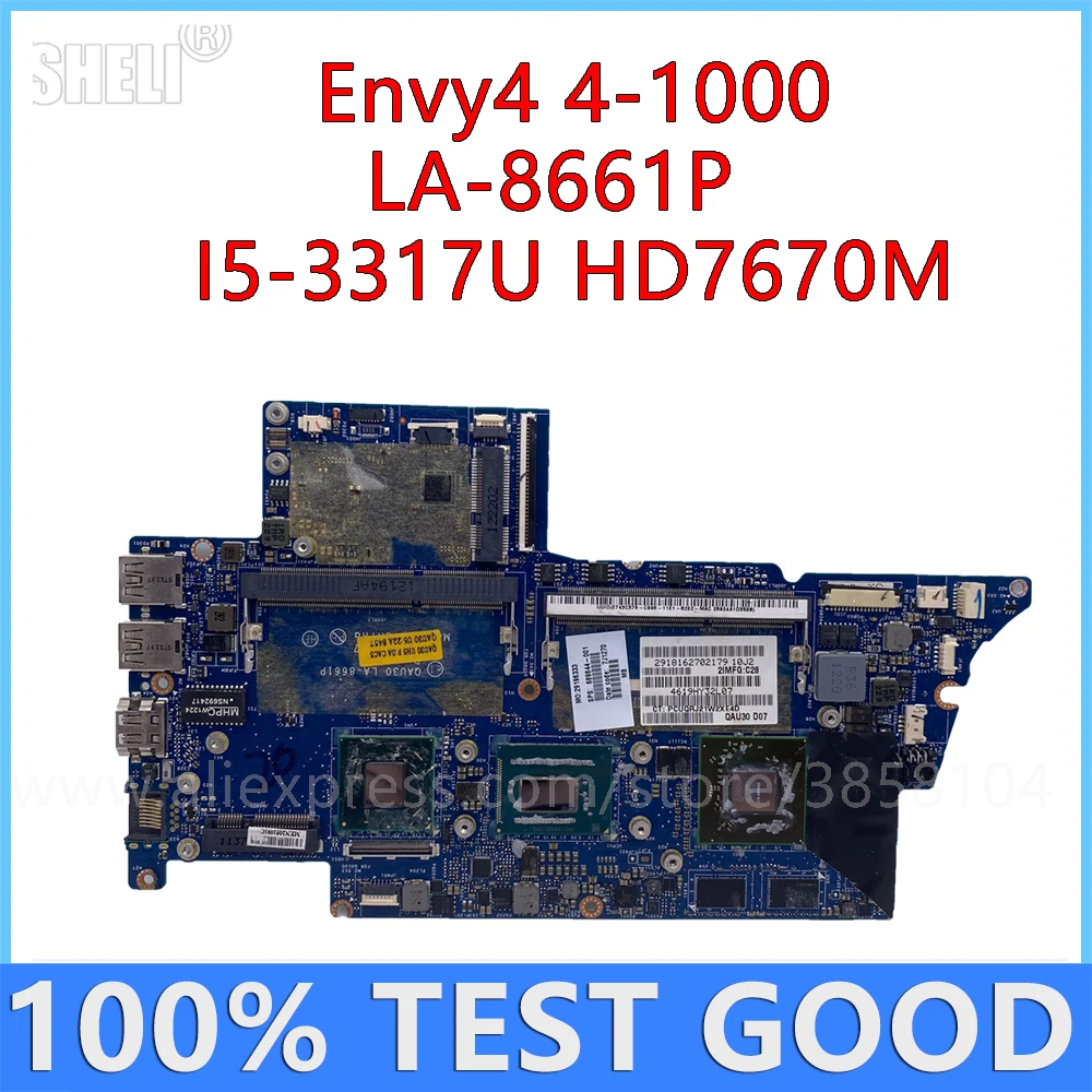     Envy4 4-1000 Envy6   I5-3317U HD7670M GPU 689844-601 689844-501 689844-001