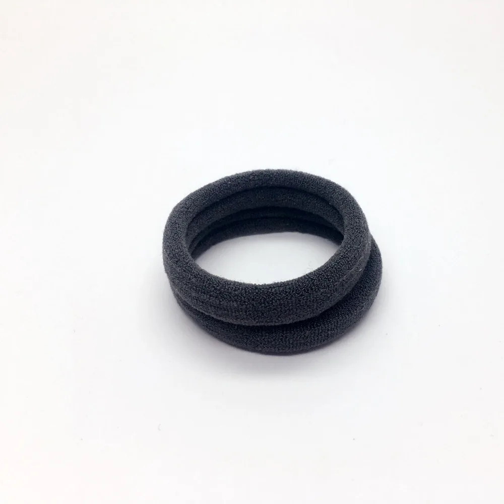 dark grey - 20 PCS 20 шт. яркие цвета резинки детские безопасные эластичные резинки для волос конский хвост держатель для девочек женские аксессуары для волос - Цвет: dark grey - 20 PCS