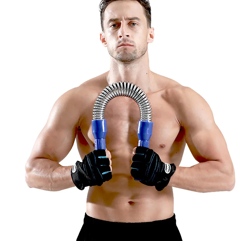 Тренажер для фитнеса пружинный мощный гимнастический эспандер рук 20 кг/30 кг/40