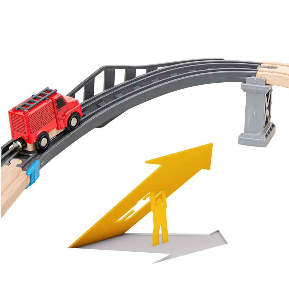 

Large Plastic Double Tunnel for Wooden Railway Tracks Train Toy for Kids Toddler Boys Girls- Compatible with all Major Brands