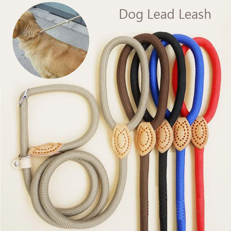 

2021 Leash Nylon Pet Lead Leash Adjustable Dog Harness Durable Rope Belt Lightweight Dog Supplies Walking Training Pet Products