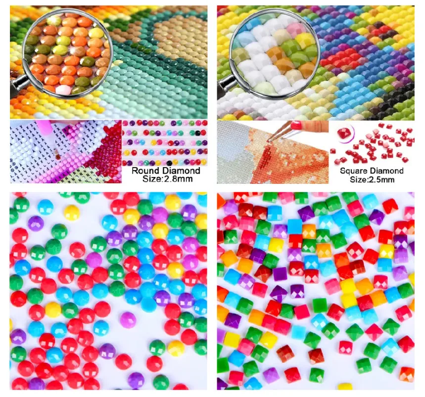 

Evershine 5D Diy Diamond Painting Flower Cross Stitch Kit Mosaic Diamond Embroidery Rose Full Square Drill Home Decoration