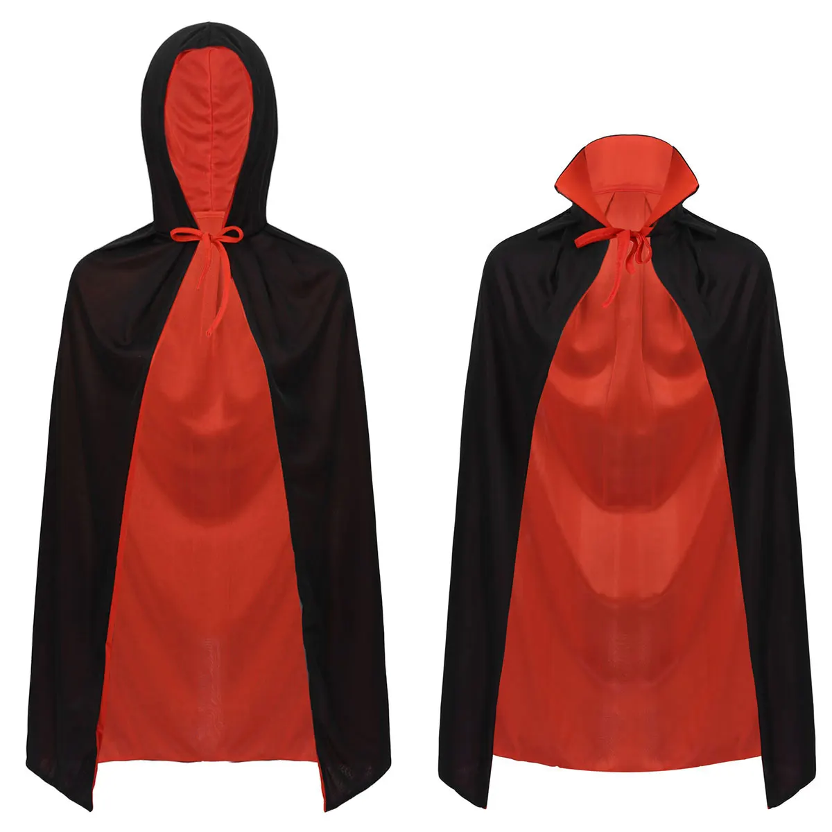 TiaoBug унисекс взрослый стоячий воротник или с капюшоном Реверсивный Готический