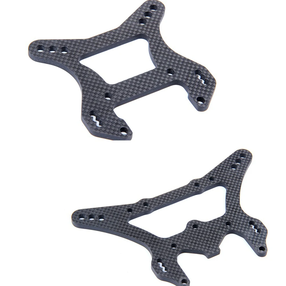 Углеродное волокно 5 мм передняя ударная башня + Задняя для грузовиков Rofun LT LOSI 5ive T