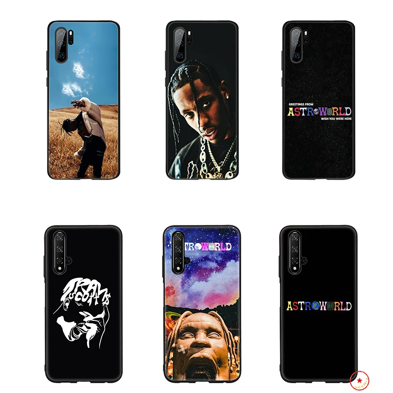 travis scott Astroworld Soft Silicone Case for Huawei Mate 30 20 10 Lite Pro Honor Nova 3 3i 4 5i |