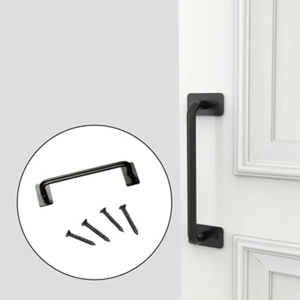 

Carbon Steel Pull Handle Door Handle Flush Garage Hardware Matte Black