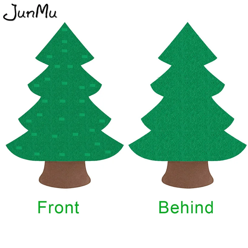 Новинка 2021 блестящая войлочная Рождественская елка сделай сам с сумкой