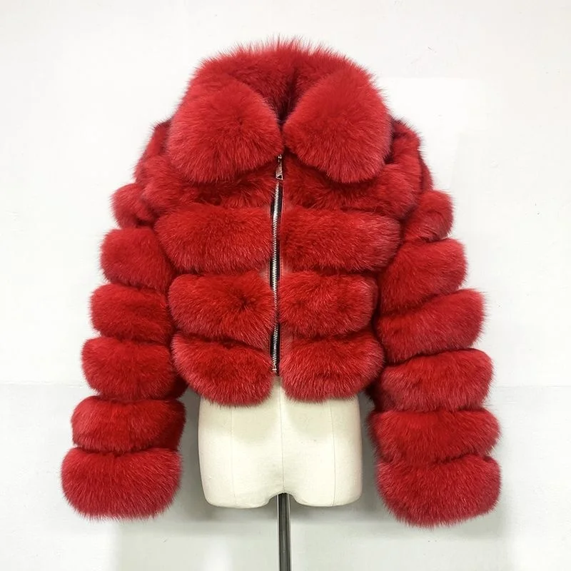 

jacket Women's short sleeve imitation fur women's autumn and winter warm jacket Plush jacket fashion
