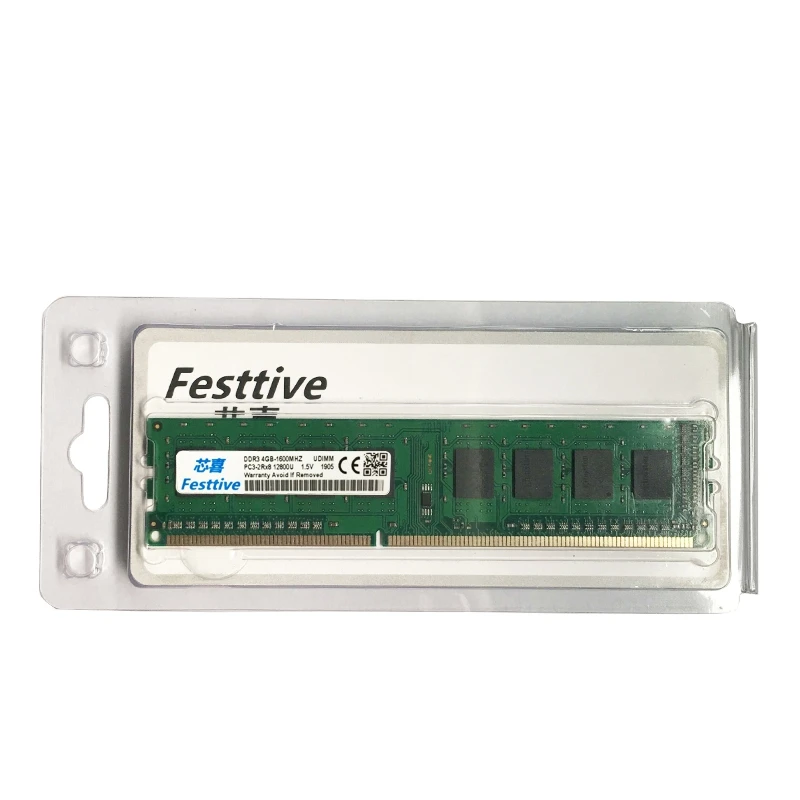 Festtive компьютер ram DDR3 память ddr для Intel и AMD совместимая компьютерная карта памяти