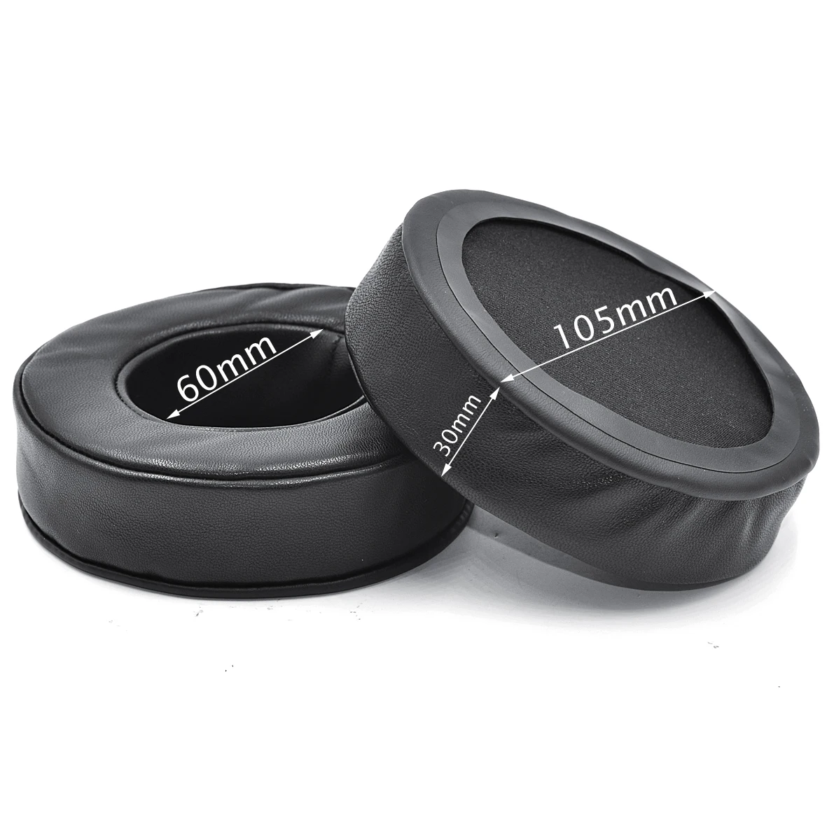 Наушники Defean из овечьей кожи с эффектом памяти, все размеры для Sennheiser, AKG, HifiMan, athh, Philips, Fostex, sony - Цвет: 105mm