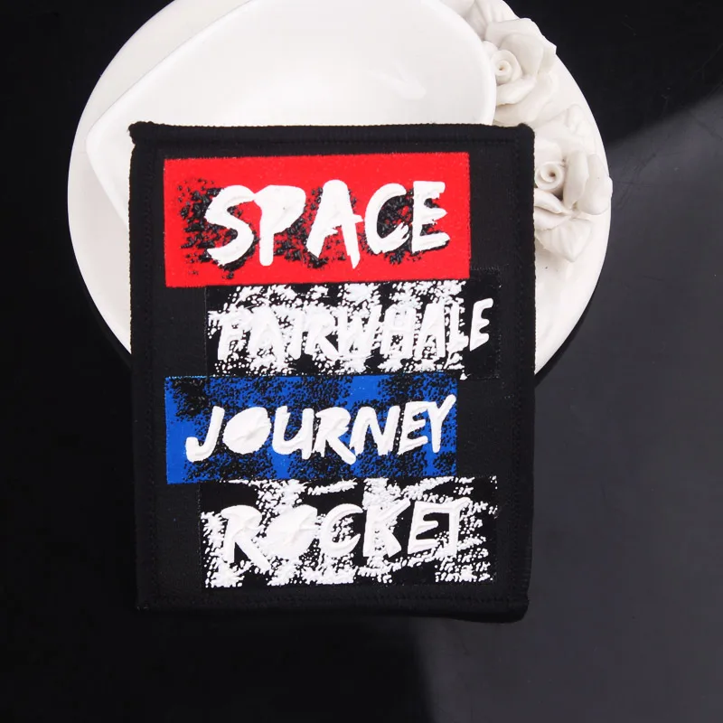 DIY сексуальный рот средства ухода за губами Вышивка Патчи для одежды джинсовые