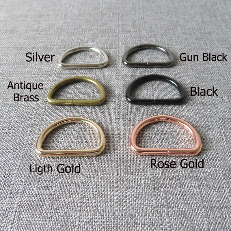 50 шт. 32 мм металлические ремни с уплотнительным кольцом D регулируемая пряжка