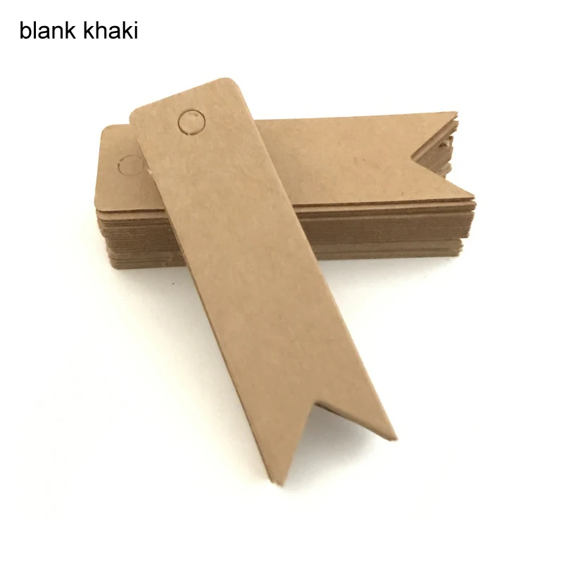 

Logo Tag 100 Pcs Kraft Paper Labels DIY Apparel Sewing Fabric Bookmarks DIY Jewelry Material Retro Baking Garment Tags