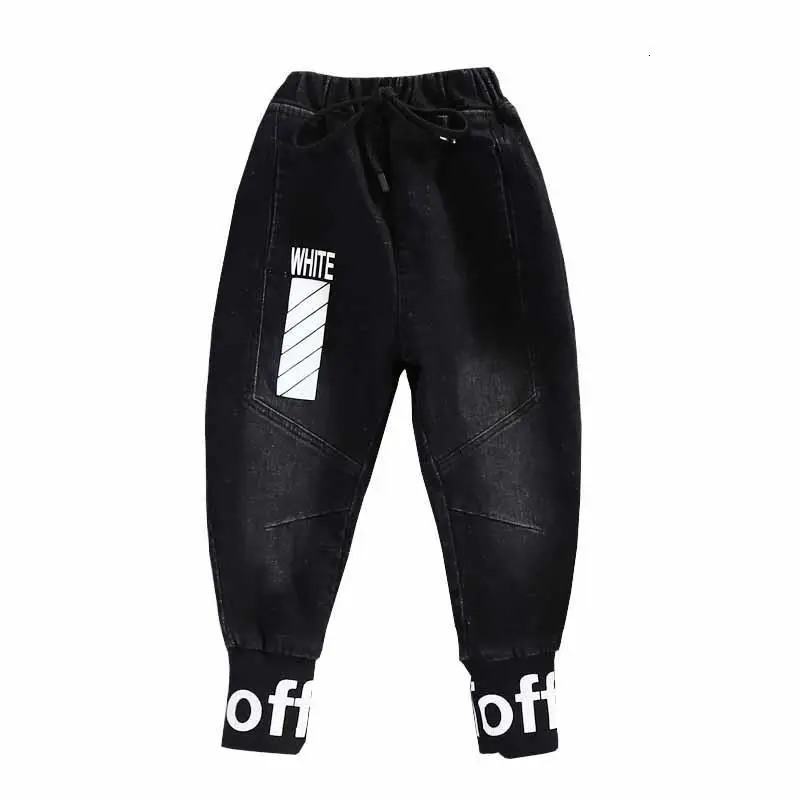 Новые Теплые вельветовые джинсы для мальчиков на осень и зиму Детские эластичные