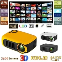portable 1080p hd mini projector home theater movie multimedia video 2 lcd support hdmi usb sd card laptops