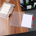 Прозрачная пластиковая коробка для сортировки, семейный сортировочный файл, чехол, Настольный ящик для хранения файлов, товары для дома и офиса