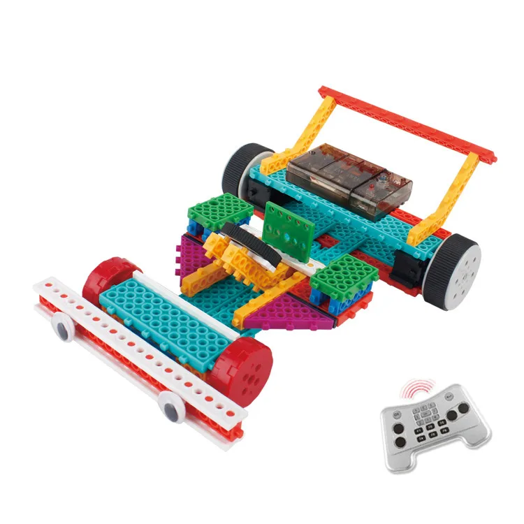 Стебель игрушки с дистанционным управлением строительные блоки 4 в 1 RC Танк и F1
