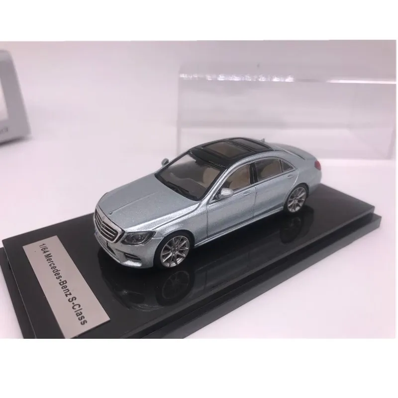 1: 64 металлическая модель автомобиля Mercedes-Benz S450L W222 имитационная модель автомобиля детские игрушки коллекция подарок