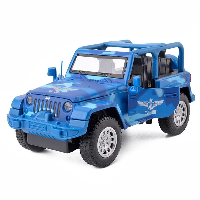 JIAYE 1/32 легкосплавная модель автомобиля с основанием Wrangler камуфляжная имитация