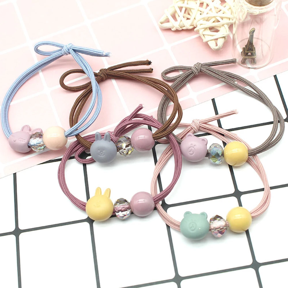 Корейский стиль высокая эластичная повязка на голову кожаный чехол мультфильм