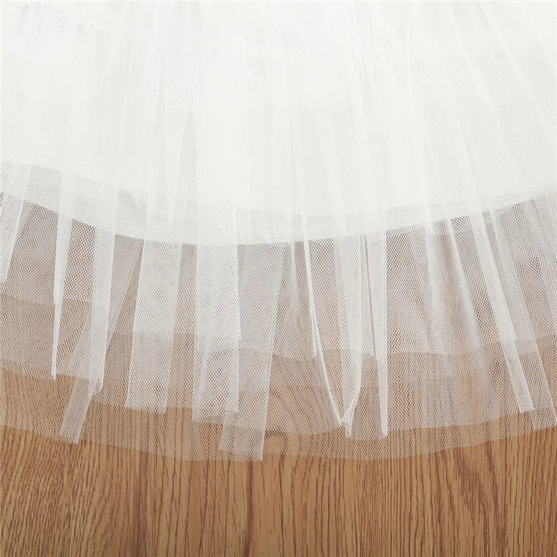 2020 Брендовое платье принцессы для маленьких девочек Кружевное белое вечернее