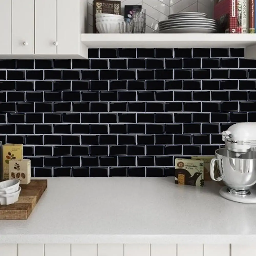 Vividtiles большая 12*12 дюймов 3D Бумага самоклеящаяся Съемная водонепроницаемая