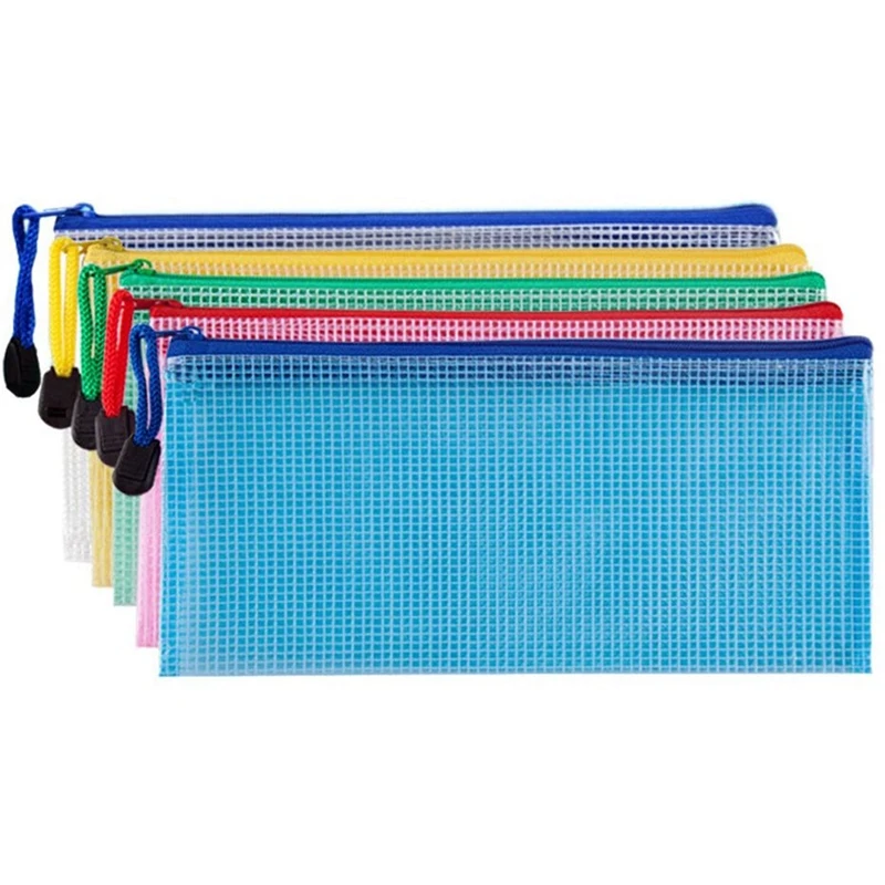 Небольшой конверт на молнии сумка для хранения документов зажим счетов коробка