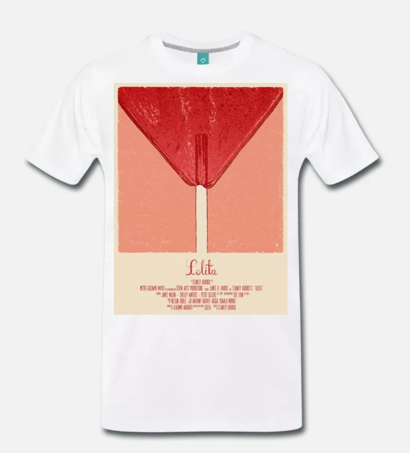 Футболка Лолита В. Набоков Стэнли Кубрик Культ 2 S M L XL 2XL 3XL| |