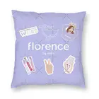 Чехол для подушки с изображением Флоренции бриллианта, 50x50 см