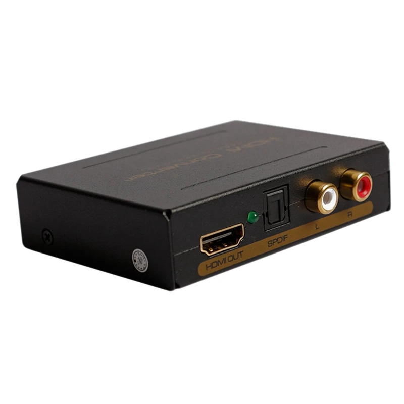 Конвертер экстрактор HDMI 1080 каналов P стерео аналоговый в оптический SPDIF RCA L/R