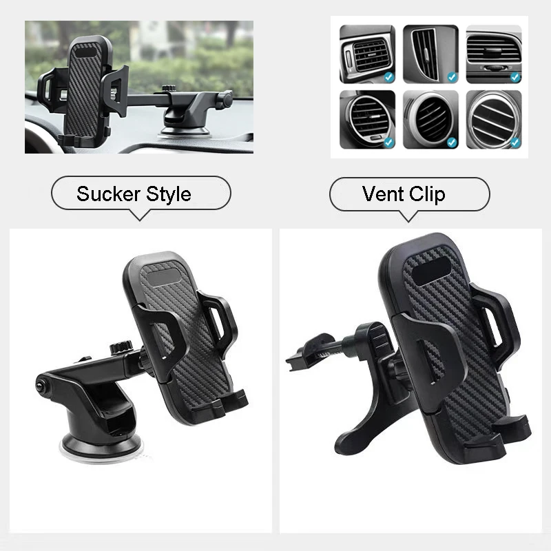 anti bump car phone holder car mobile phone gps navigation bracket universal windshield car phone holder free global shipping