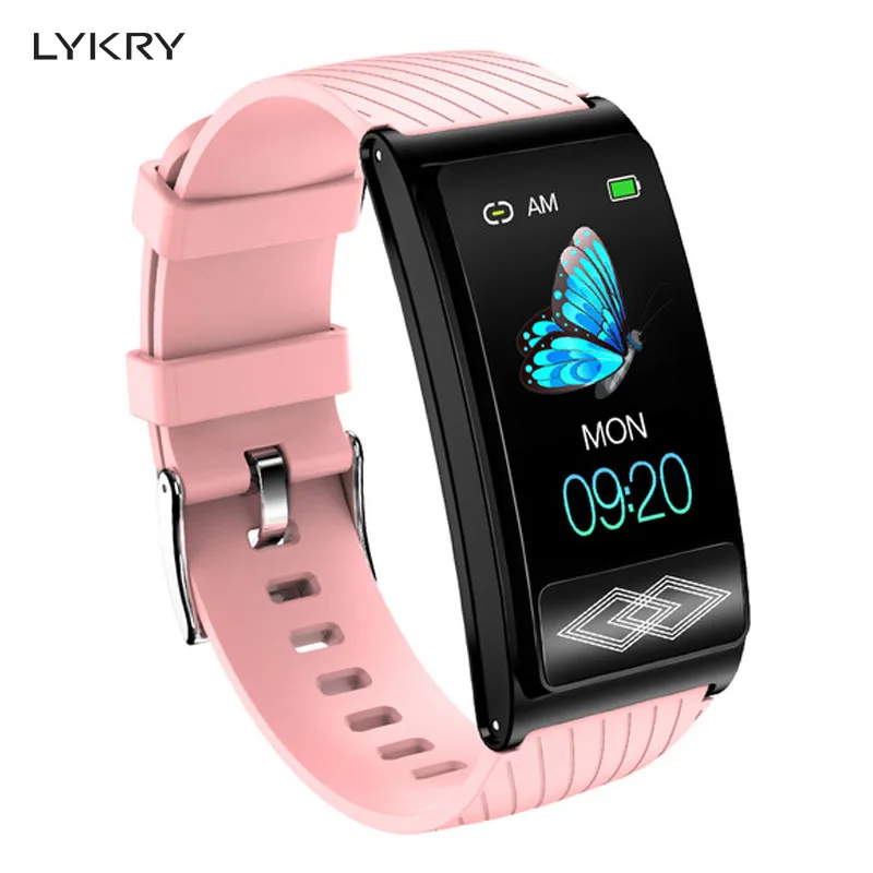 Смарт часы LYKRY P10 24 часа динамический мониторинг ЭКГ артериального давления смарт