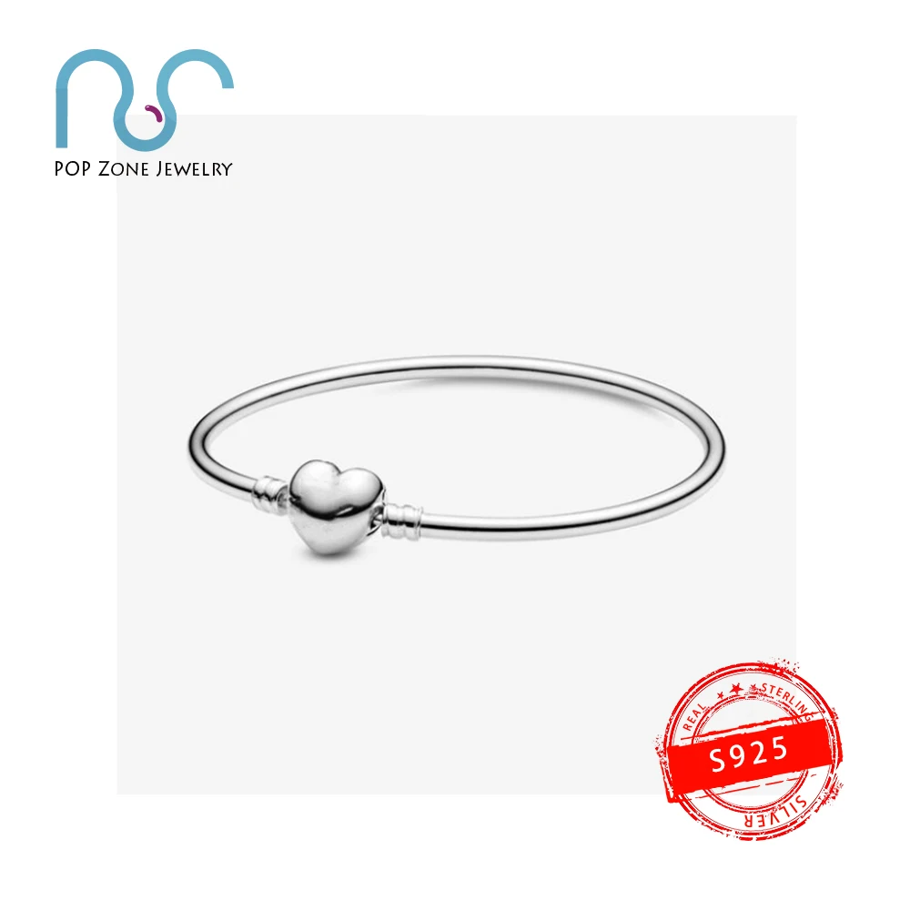 

Fit Original Pan Charm Bangle S925 Sterling Silver Bangle Classic Signs Series Bangle Female Brand New Limit Jewelry Gift