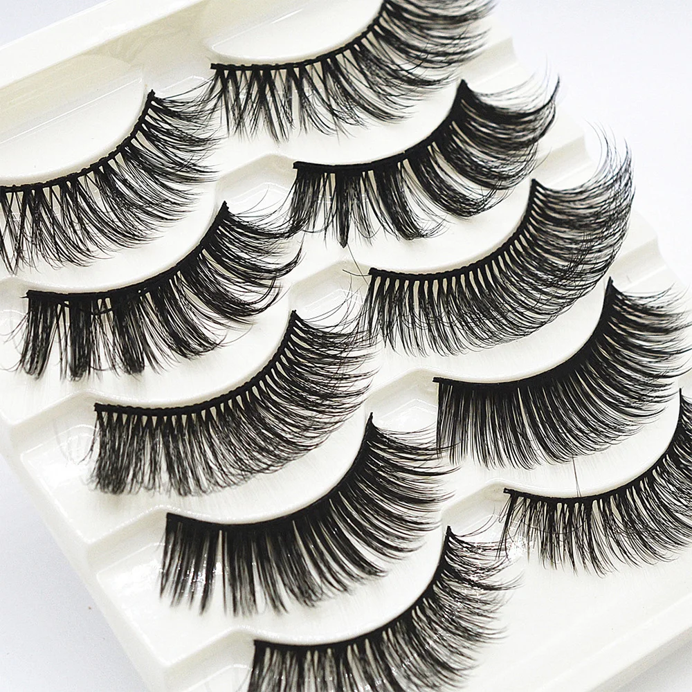 MJS 5 на 5D норковые ресницы накладные наращивание макияж оптовая продажа