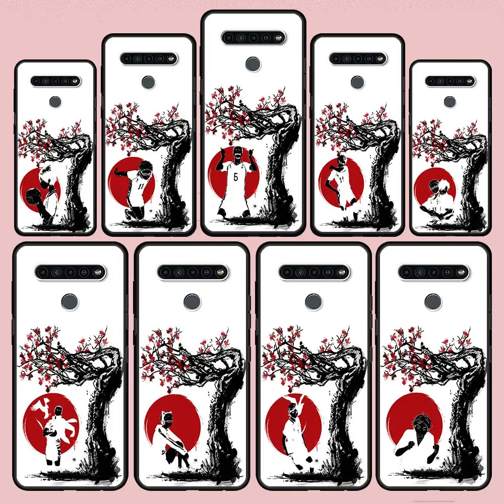 

Cartoon Japan Anime Haikyuu Oya Phone Case For LG K92 Q92 K41s K61 K50 G6 K50s G7 K42 K40s K71 K52 K40 G8 Black Soft Funda Cover
