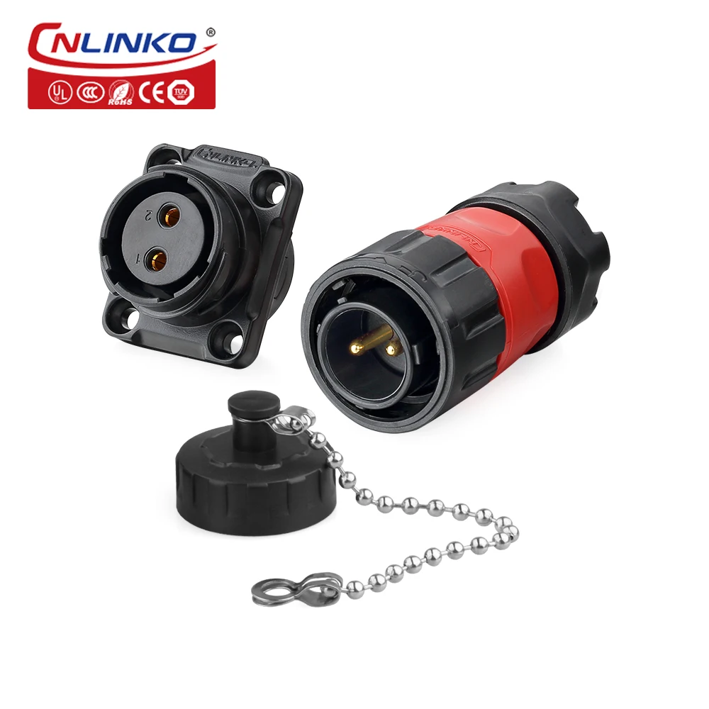 

CNLINKO YM20 2/3/4/5/7/9/12 Pin Male Female Cable Connector Panel Mount Electrical Plastic Solder Wire IP67 Waterproof Connector