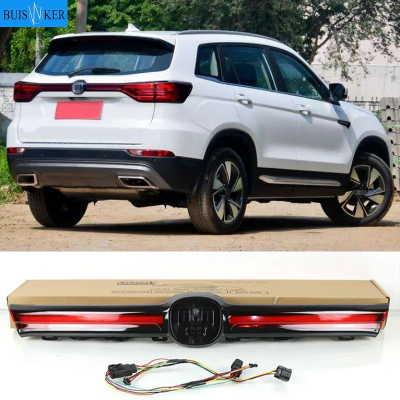 

Car LED Rear Fog Lamp Brake Light Dynamic Turn Signal Reflector Rear Bumper Trunk Tail Light For CHANGAN CS75 2018-2020