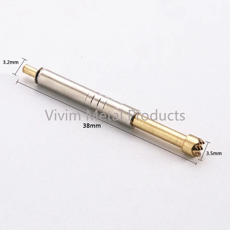 10/50 шт. 38 мм щуп игла наперсток пружинный испытательный зонд Сливовая головка