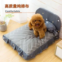 four seasons all purpose dog bed dog sofa cushion can be dismantled new small and medium sized dog autumn and winter kennel