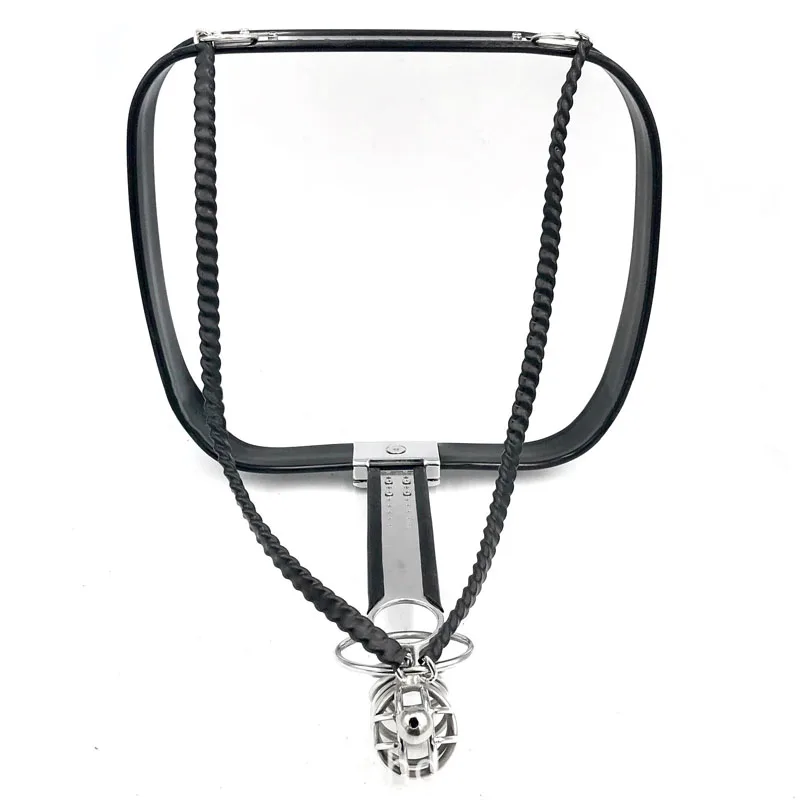 Мужской Пояс верности из нержавеющей стали клетка для пениса нижнее белье БДСМ