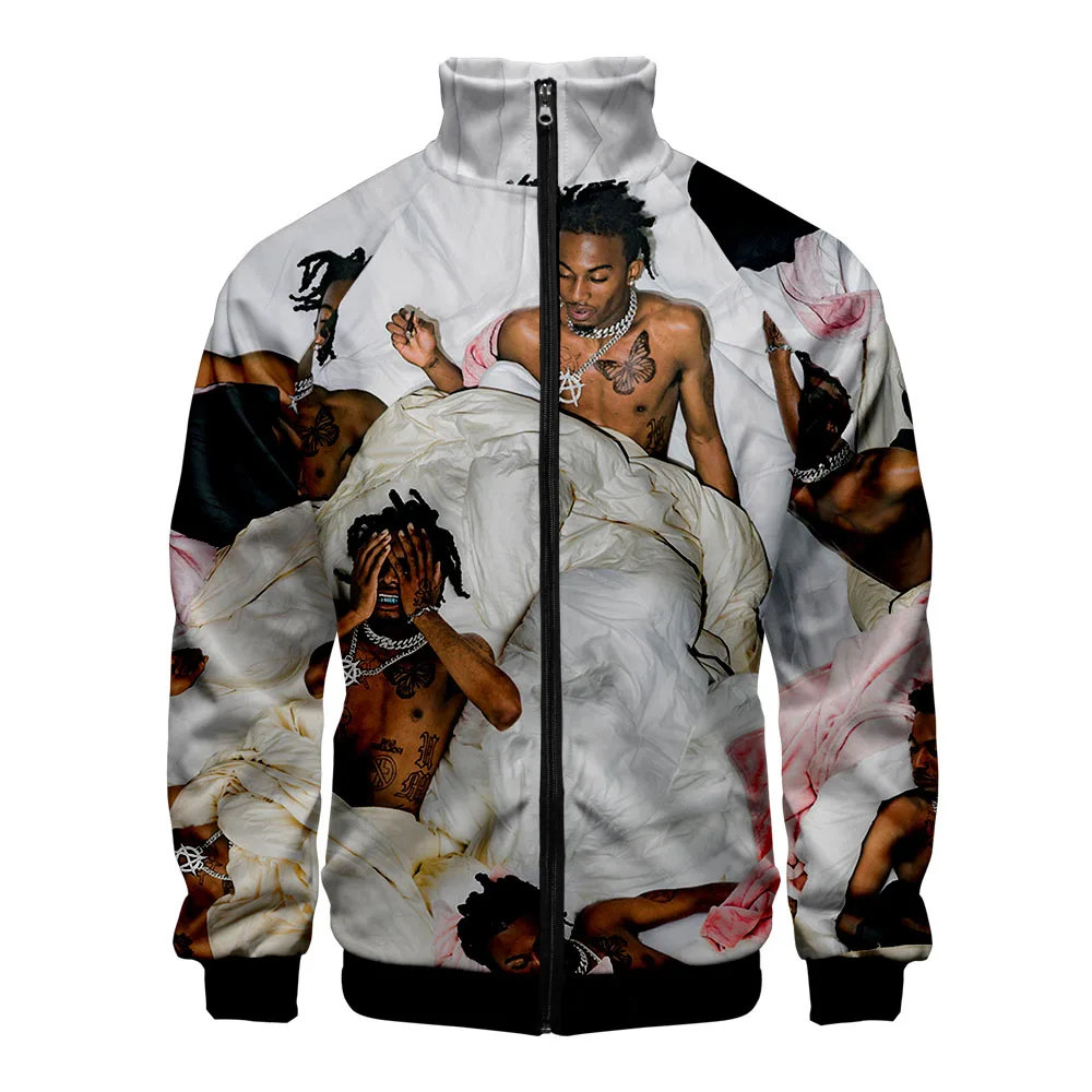 

Playboi Carti 3D Custom Tracksuit Stand Collar Zipper Jacket Women/Men Long Sleeve Jackets Casual Harajuku Streetwear Clothes